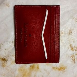 Kate Spade red cardholder